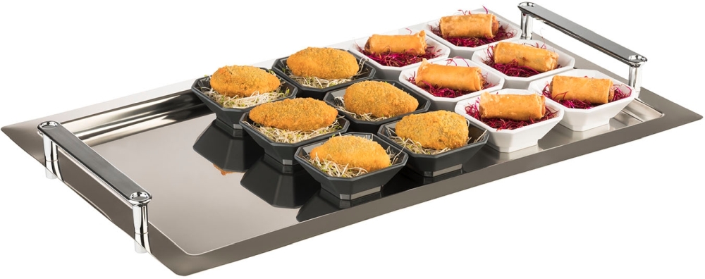 Schale -MINI- 8 x 8 cm, H: 3 cm, 0,06 Liter Melamin, weiß Verpackungseinheit: 24 Stück spülmaschinengeeignet stapelbar nicht