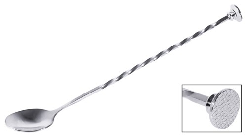 Barlöffel mit Zuckerstößel