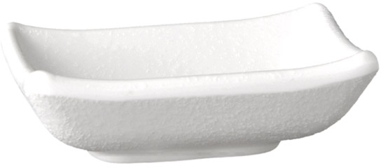 Schale -ZEN- 9 x 7 cm, H: 2,5 cm Melamin, schwarz, Steinoptik 0,05 Liter spülmaschinengeeignet stapelbar nicht