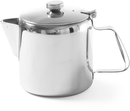 HENDI Kaffee- / Teekann mit Scharnierdeckel - 120x158 ØxH mm - 1,2 Liter