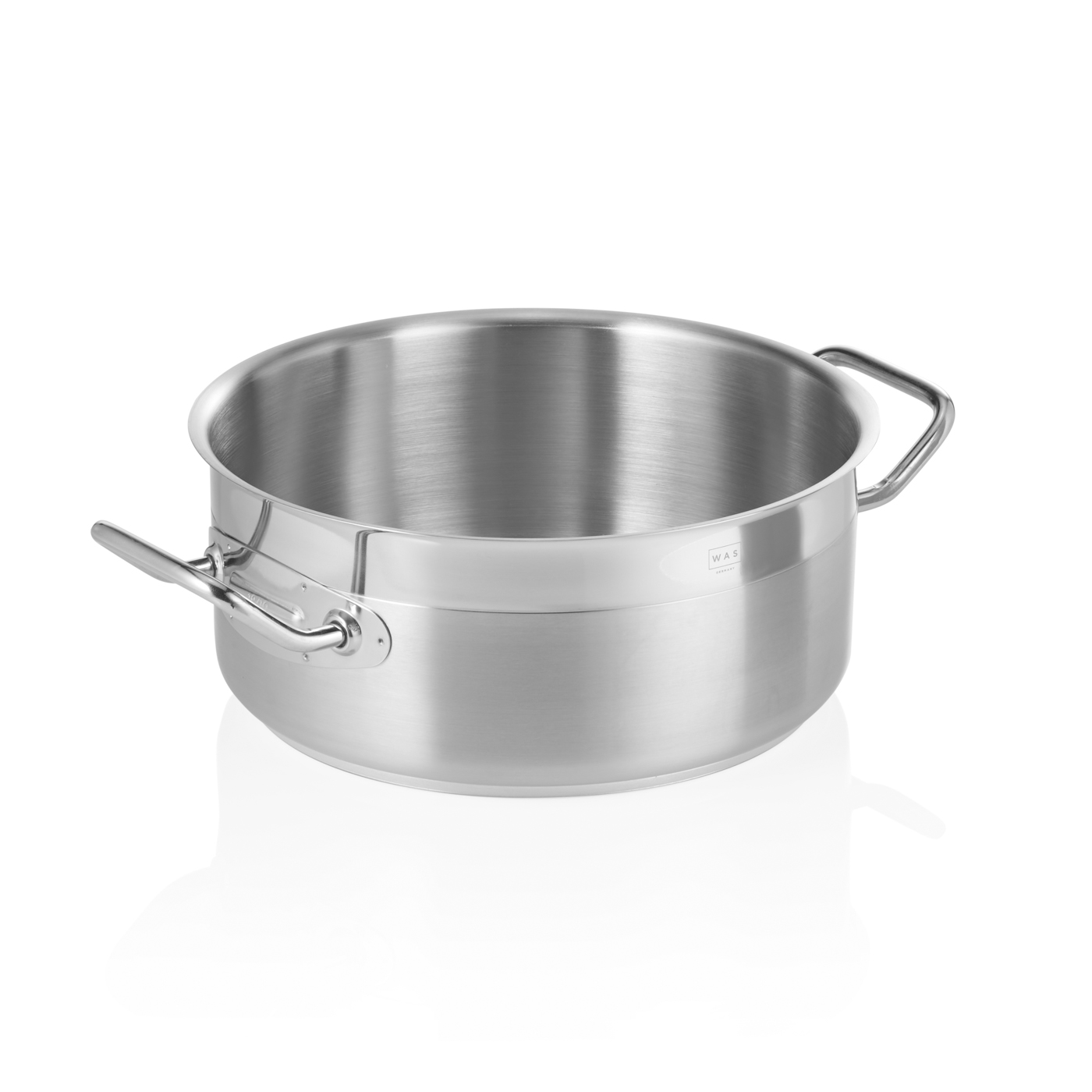 Bratentopf Cookware 21, Ø 28 cm, Chromnickelstahl 18/10 Flache Ausführung