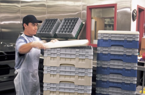 Basiskorb Camrack® mit 2 Extender von Cambro