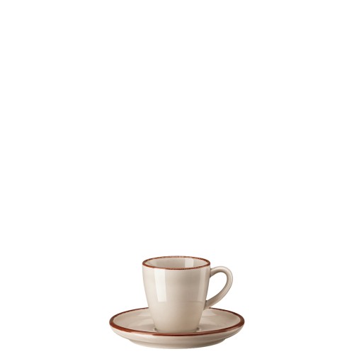 Rosenthal Obertasseertasse hoch 0,10 Liter Profi Casual Shell aus Porzellan