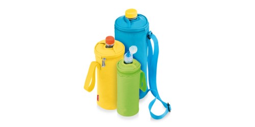 Thermobox COOLBAG, für Flaschen 0.75 – 1.0 l, blau synthetischer Stoff