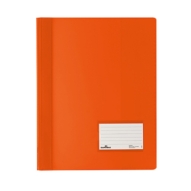 DURABLE Schnellhefter DURALUX® DIN A4, Überbreite Hartfolie orange