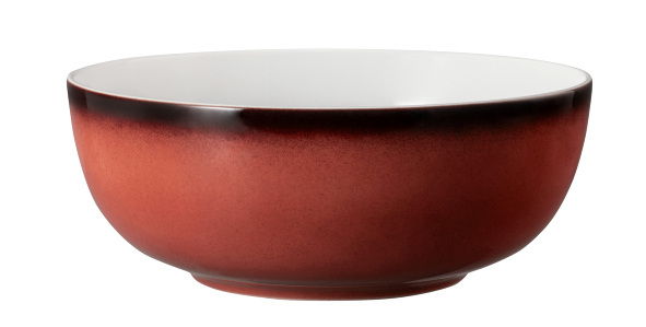 Seltmann Foodbowl 20 cm, Form: Coup Fine Dining, Dekor: 57126 ziegel4, hohe Kantenschlagfestigkeit, Made in Germany