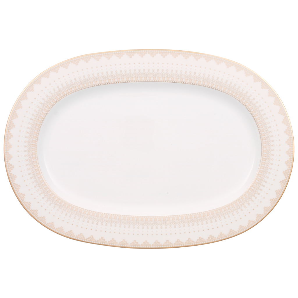 Villeroy und Boch Platte oval - Maße: 41,3 x 28,5 x 2,6 cm / Ser.: Samarkand