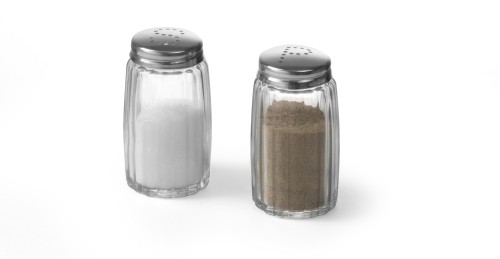 HENDI 2er Salz- und Pfefferstreuer-Set, Durchmesser: 4 cm, Höhe: 7 cm