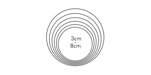 Runde Ausstechformen DELÍCIA, 6 St.