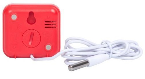 SARO Thermometer digital für Tiefkühl mit Magnet Modell 6039SB - Mini-Thermometer mit 1m Drahtsonde - Anzeige der Temperatur von außerhalb