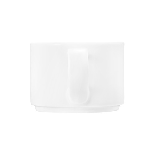 Seltmann Obere zur Kaffeetasse 0,18 l, rund, Form: Good Mood, weiss, hohe Kantenschlagfestigkeit, Made in Germany