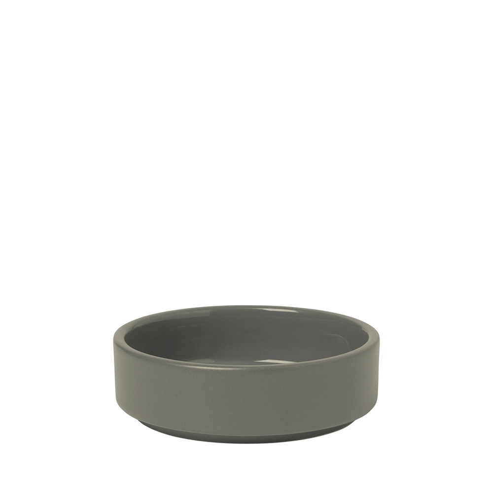 Schale -PILAR- Pewter XS, 100 ml, Ø 10 cm. Material: Keramik. Von Blomus.