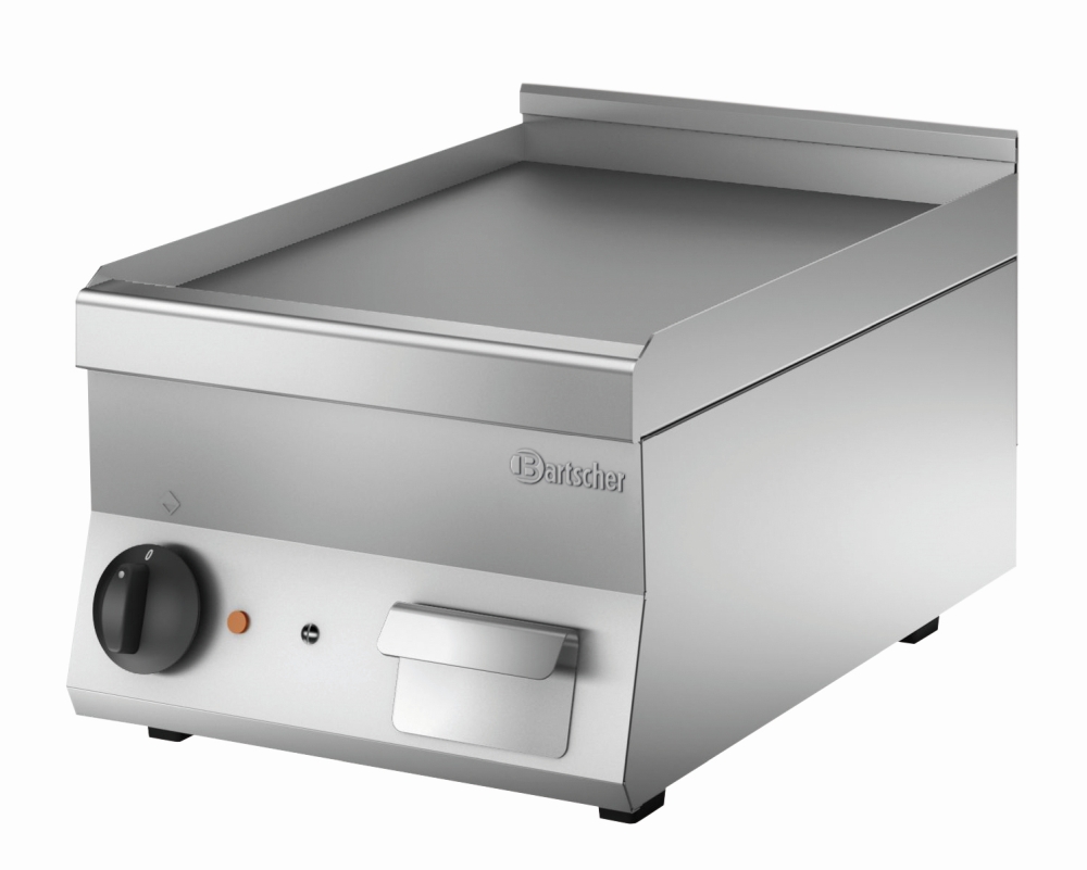 Bartscher Griddleplatte 650, B400, GL, TGOK | Breite Bratfläche: 396 mm | Maße: 40 x 59,5 x 330 cm. Gewicht: 34 kg