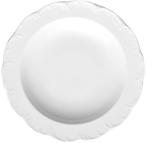 Monbijou Weiss Teller tief 22 cm