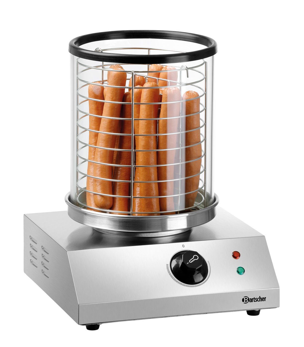 Bartscher Hot-Dog-Glaszylinderschutz 200 |Ausgelegt für: Hot-Dog-Glaszylinder Ø 200 mm |Maße: 20 x 20 x ,3 cm. Gewicht: 0,03 kg