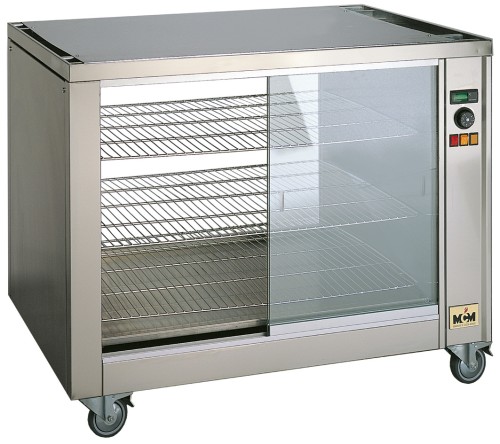 SARO Wärmeschrank Modell VCBA-4 für Drehschwenkgrill BA-4E Made in Europe - Material: Edelstahl - Warmhalteschrank zum Aufbewahren von