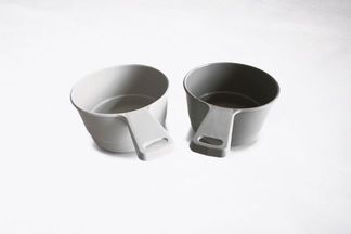 Roltex Suppenschüssel mit Henkel und 0,5 Liter Füllvermögen aus Polypropylen