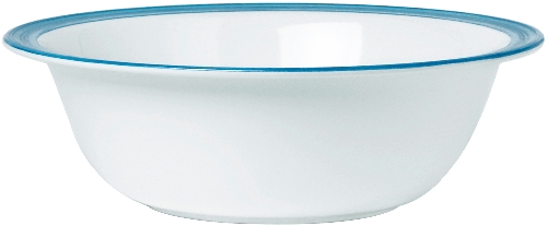 Waca Schüssel BISTRO, Inhalt: 1.600 ml, Durchmesser: 235 mm, Farbe: weiss/blau, Material: Melamin