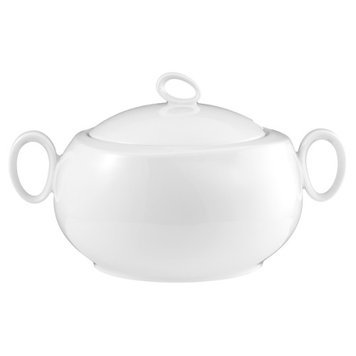 Seltmann Schüssel mit Deckel 2,8 l, Form: Trio, Dekor: 00007