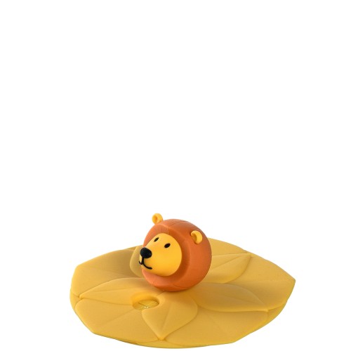 Leonardo Deckel gelb Löwe Bambini