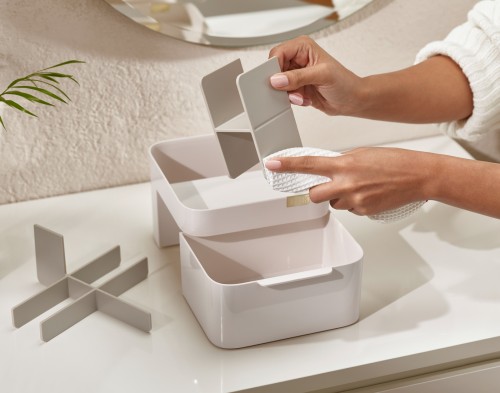 Joseph Joseph Viva Kosmetik-Organizer mit Schublade - Shell