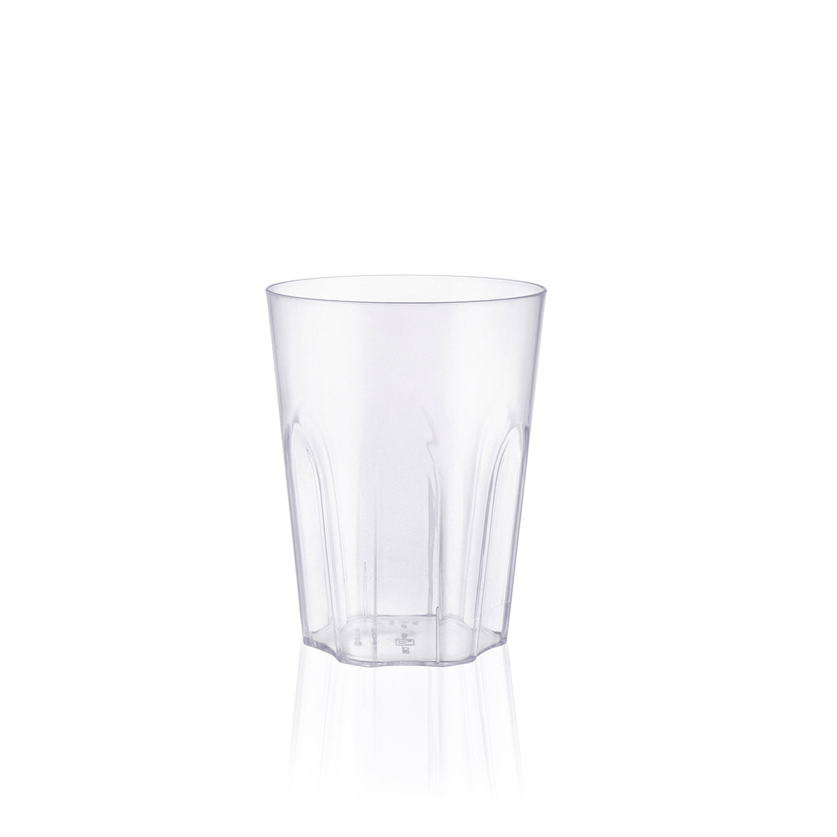 ARAVEN Becher aus Polypropylen mit 250ml Füllvermögen, durchsichtig