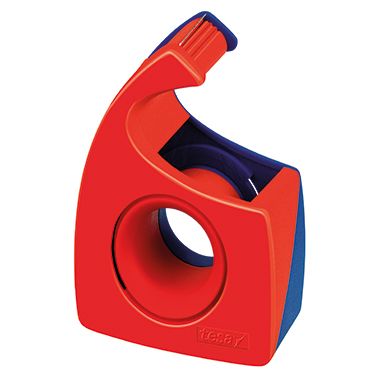 tesa® Handabroller Easy Cut® nachfüllbar rot/blau