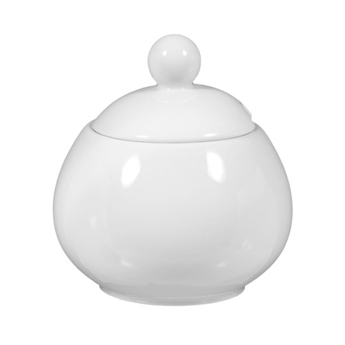 Zuckerdose TOSCANA / MERAN / VARIO, Inhalt: 0,23 Liter, Farbe: weiß, Höhe: 96 mm, Durchmesser: 88 mm, Seltmann Porzellan.