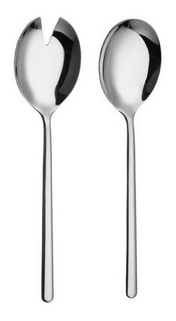 2-tlg. Salatbesteck VENTURA, Edelstahl 18/10, poliert, Länge: 21,0 cm.