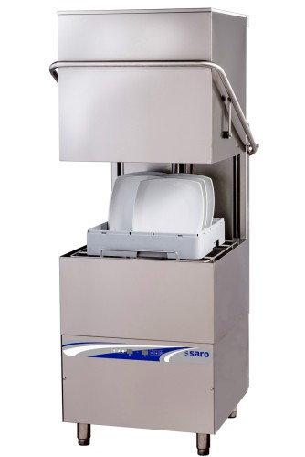 SARO Haubenspülmaschine doppelwandigModell FRANKFURT Made in Europe - Material: (Gehäuse und Spülarm) Edelstahl - Doppelwandige Haube -