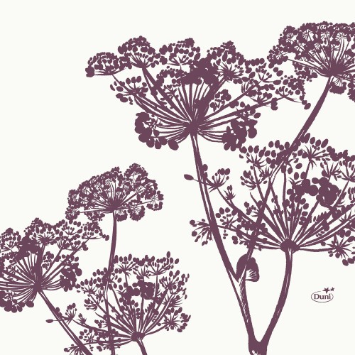 DUNI Zelltuchservietten 33 x 33 cm, 1/4 Falz, Yarrow, 3-lagig