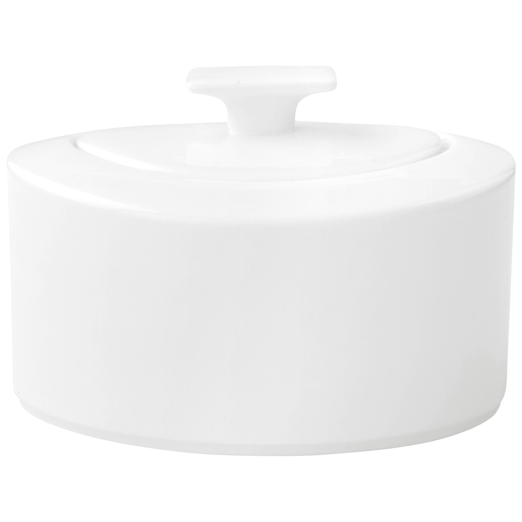 Villeroy und Boch Zuckerdose 6 Pers. mit Deckel - Maße: H: 0 cm / Ser.: Modern Grace