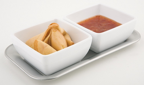 Tablett -PURE- 20 x 11 cm Edelstahl, matt poliert spülmaschinengeeignet stapelbar