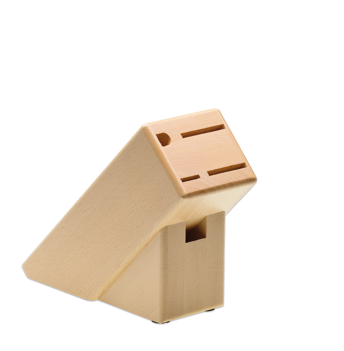 Messerblock Buche hell, leer, 5-teilig Giesser
