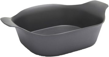 Roltex Auflaufform mit 450 ml Füllvermögen, ofengeeignet, dunkelgrau