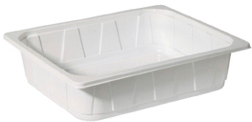 Duni PP-Schale 1/2 GN 325 x 265 x 80 mm Weiß ungeteilt, 96 Stk/Krt (1 x 96 Stk)