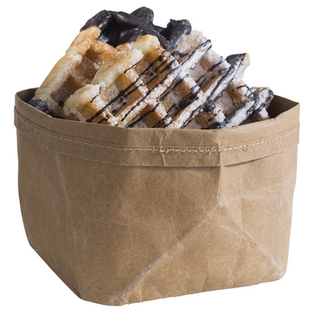 APS Brottasche, 12 x 11,5 cm, H: 11,5 cm, 70% Naturfaser, 30% Kunstharz, beige