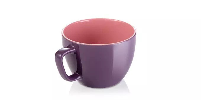 Extragroße Tasse CREMA SHINE, lila