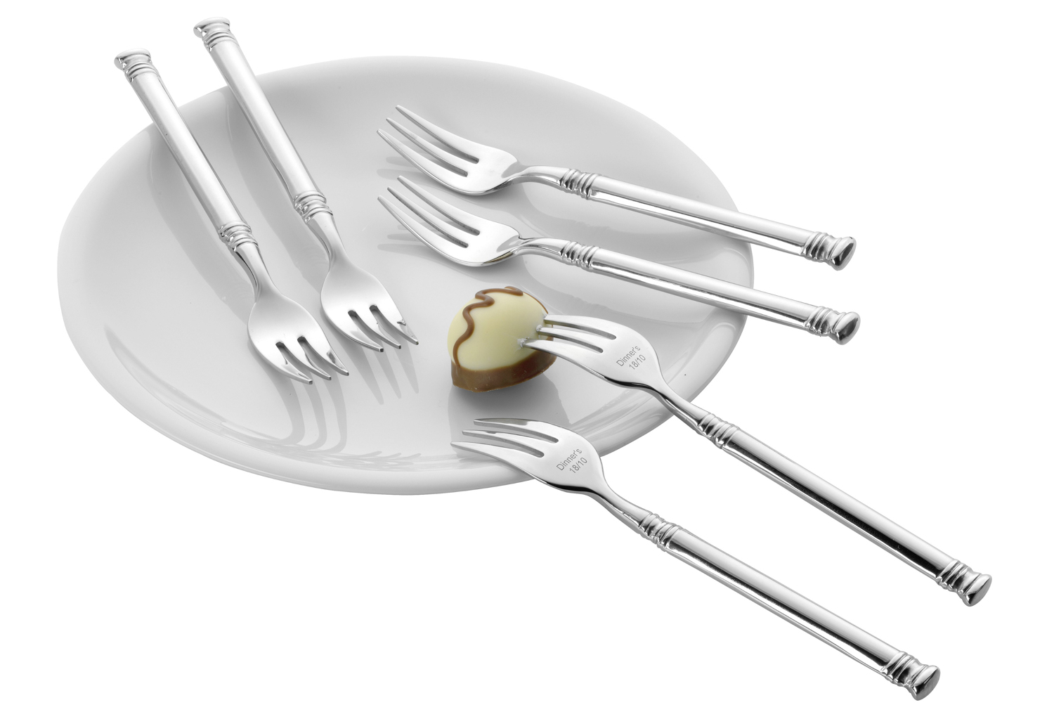 6-tlg. Kuchengabeln GRACE 18/10 RESTPOSTEN / AUSLAUFSERIE