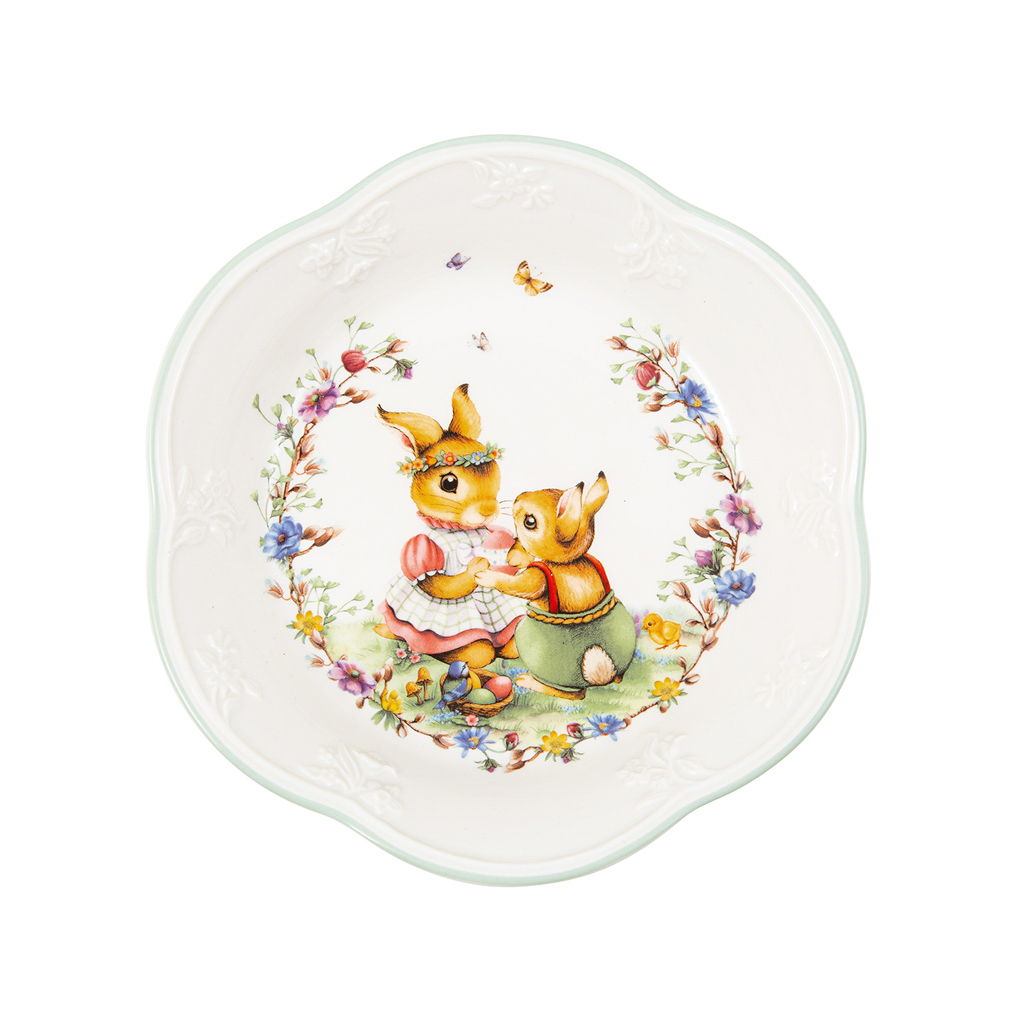 Villeroy und Boch Schale klein, Anna & Paul - Maße: 16 x 16 x 3,5 cm / Inh.: 160 L / Ser.: Spring Fantasy