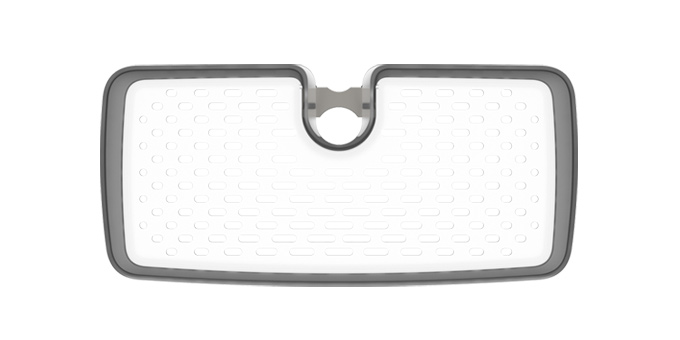 Ablageschale für Duschstange LAGOON, groß