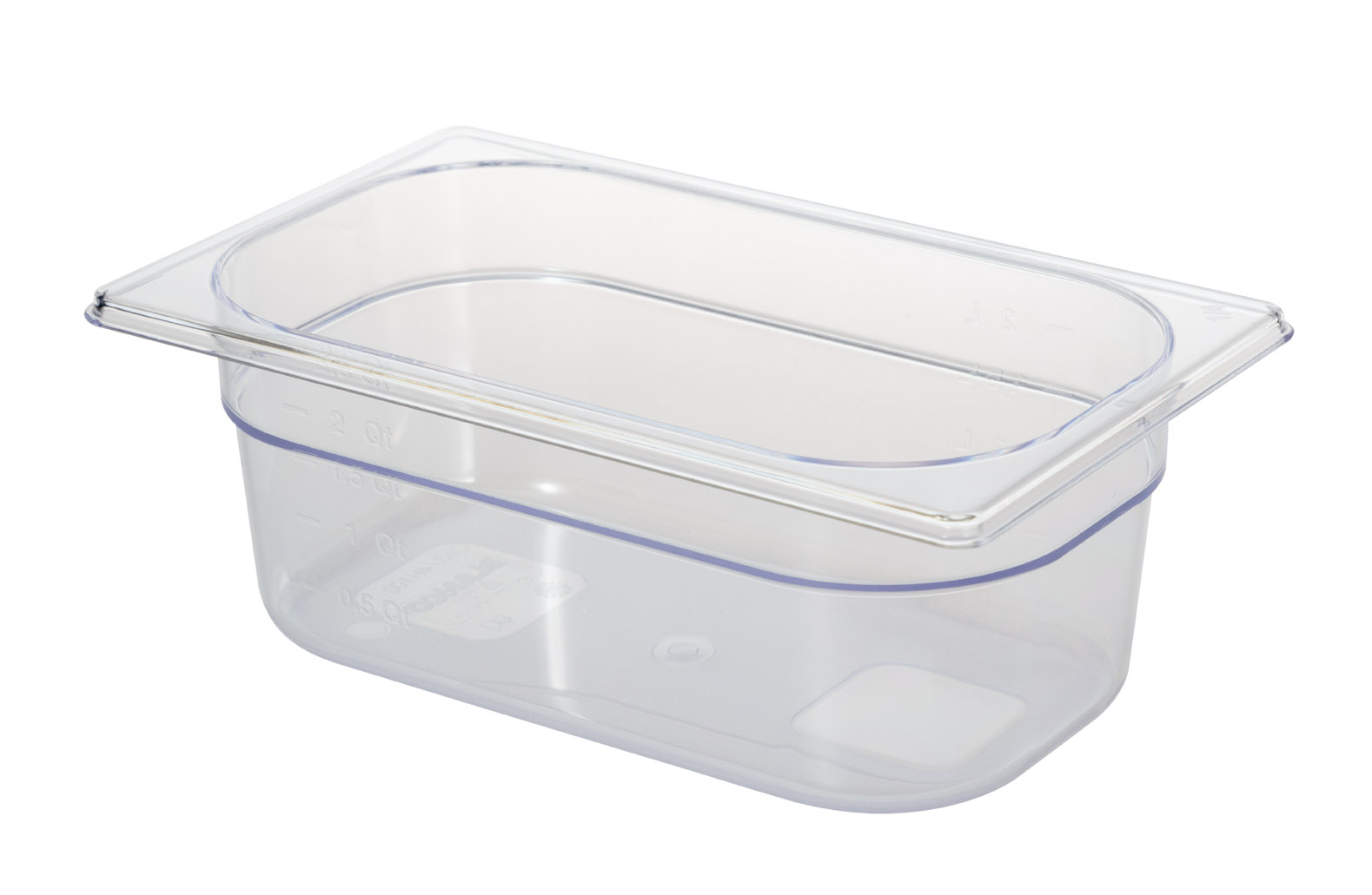 Blanco GN-BEHÄLTER GN-K 1/4-100 POLYCARBONAT, transparent , Inhalt: 2,3 Liter