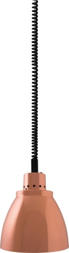 SARO Buffet Wärmelampe Modell JULIA Made in Europe - Material: (Lampenschirm) Leichtmetall, Kupfer - Spiralkabel: 1,55 m, Lampenfassung: E