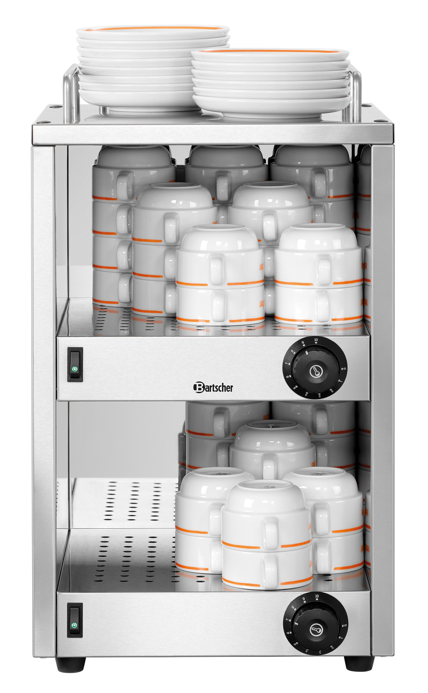 Bartscher Tassenwärmer TA720 | Ein-/Ausschalter:Ja | Maße: 32 x 34,5 x 55,0 cm. Gewicht: 10,7 kg