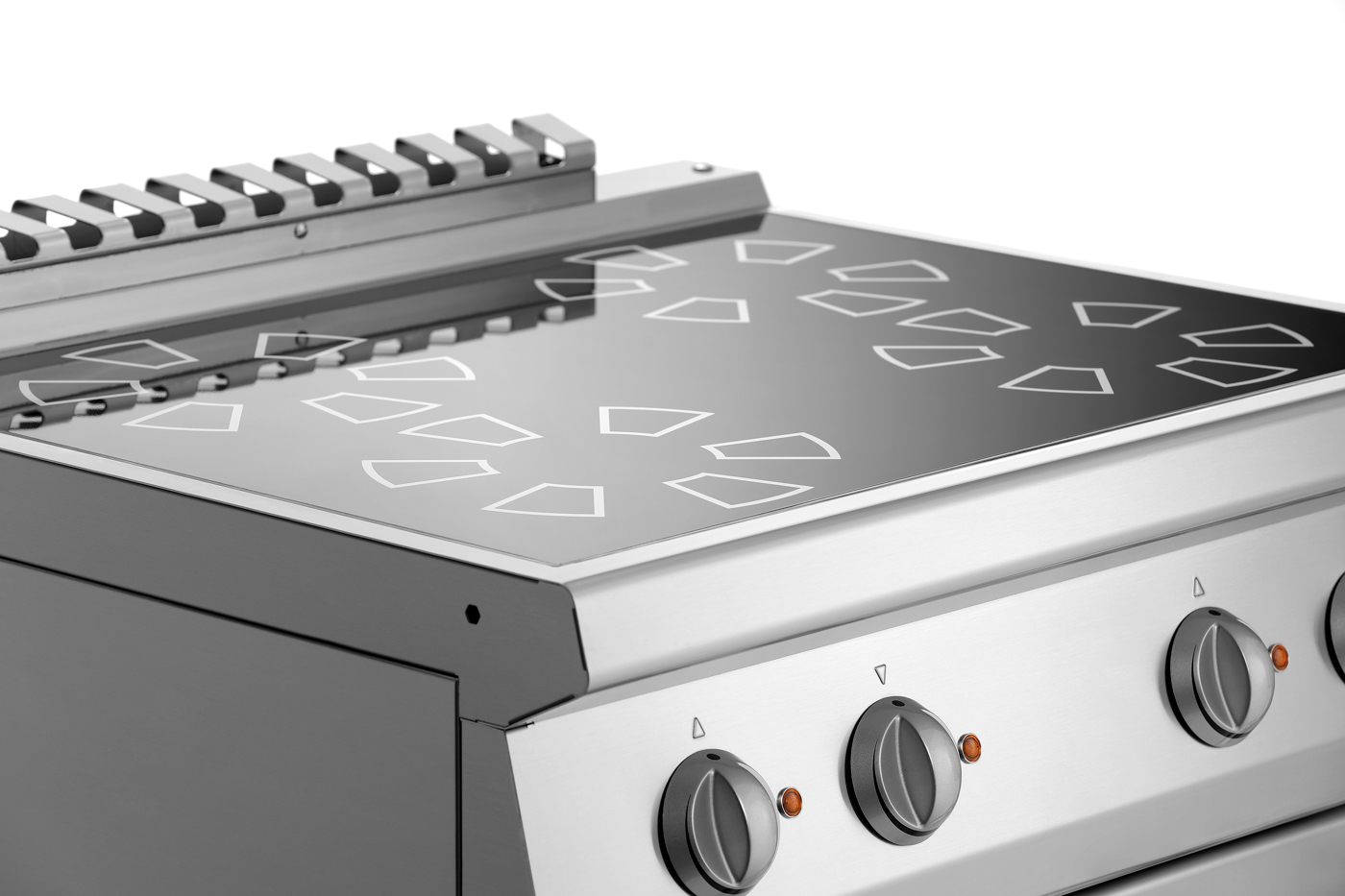 Bartscher Elektroherd 700, 4 Felder, EBO |Multifunktions-Backofen: Ja | Maße: 80 x 70 x 85,0cm. Gewicht: 83,2 kg