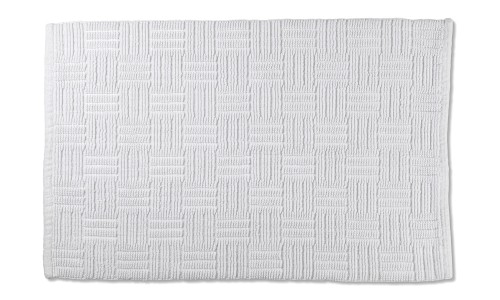 KELA Badematte Leana 100%Baumwolle weiß 100,0x60,0x0,5cm