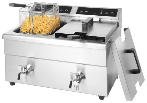 Neumärker Induktionsfritteuse 2x 8 Liter