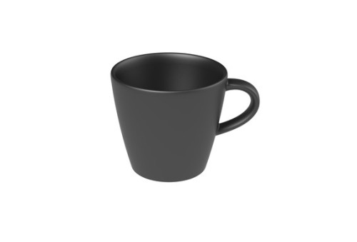 Villeroy & Boch Tasse, 6,5 cm Durchmesser, Serie The Rock Black Shale, Inhalt: 0,1 Liter