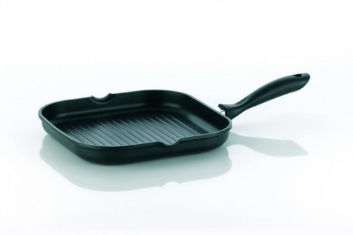 Kela Grilleckpfanne Kerros Aluguss 28x28x4cm