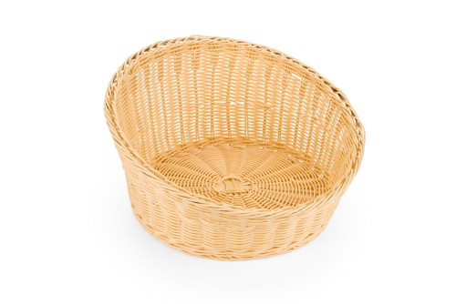 Buffetkorb. Polypropylen. Rand mit Edelstahldrahtverstärkung. Höhe 10 / 20 cm.